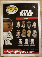 Finn (Stormtrooper) from Star Wars - Force Awakens - Pop! Vinyl Figures manufactured by Funko [Back]