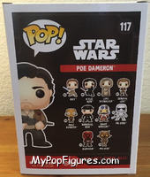 Poe Dameron from Star Wars - Force Awakens - Pop! Vinyl Figures manufactured by Funko [Back]