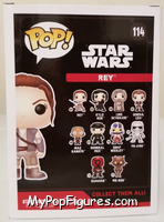 Rey from Star Wars - Force Awakens - Pop! Vinyl Figures manufactured by Funko [Back]