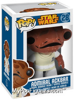 Admiral Ackbar (White Suit) from Star Wars - Pop! Vinyl Figures manufactured by Funko [Front]