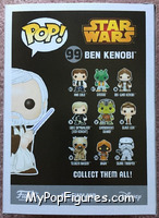 Ben Kenobi from Star Wars - Pop! Vinyl Figures manufactured by Funko [Back]