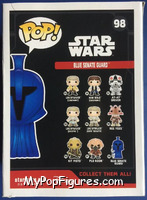 Blue Senate Guard from Star Wars - Pop! Vinyl Figures manufactured by Funko [Back]