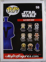 Blue Senate Guard from Star Wars - Pop! Vinyl Figures manufactured by Funko [Back]