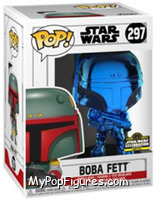 Boba Fett (Blue Chrome) from Star Wars - Pop! Vinyl Figures manufactured by Funko [Front]