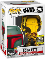 Boba Fett (Gold Chrome) from Star Wars - Pop! Vinyl Figures manufactured by Funko [Front]