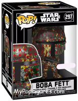 Boba Fett (Paint Splattered) from Star Wars - Pop! Vinyl Figures manufactured by Funko [Front]