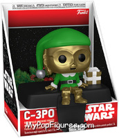 C-3PO (Elf Outfit) from Star Wars - Pop! Stocking Hangers manufactured by Funko [Front]