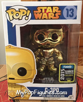 C-3PO (Gold Chrome) from Star Wars - Pop! Vinyl Figures manufactured by Funko [Front]