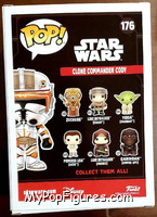 Clone Commander Cody from Star Wars - Pop! Vinyl Figures manufactured by Funko [Back]