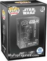 Darth Vader (Silver) (Chase) from Star Wars - Pop! Die-Cast manufactured by Funko [Front]