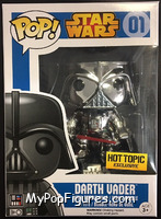 Darth Vader (Chrome) from Star Wars - Pop! Vinyl Figures manufactured by Funko [Front]