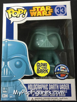 Holographic Darth Vader (Glows in the Dark) from Star Wars - Pop! Vinyl Figures manufactured by Funko [Front]