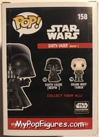 Darth Vader (Bespin) from Star Wars - Pop! Vinyl Figures manufactured by Funko [Back]