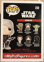 Dengar from Star Wars - Pop! Vinyl Figures manufactured by Funko [Back]