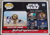 Escape Pod Landing (Movie Moments) from Star Wars - Pop! Vinyl Figures manufactured by Funko [Back]