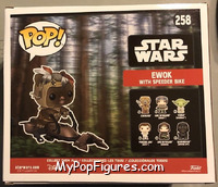 Ewok with Speeder Bike (Movie Moments) from Star Wars - Pop! Vinyl Figures manufactured by Funko [Back]