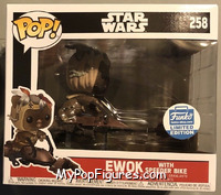 Ewok with Speeder Bike (Movie Moments) from Star Wars - Pop! Vinyl Figures manufactured by Funko [Front]