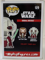 General Grievous from Star Wars - Pop! Vinyl Figures manufactured by Funko [Back]