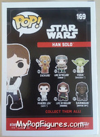 Han Solo from Star Wars - Pop! Vinyl Figures manufactured by Funko [Back]