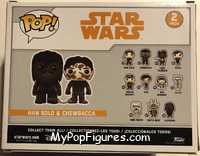 Han Solo / Chewbacca (Solo)  from Star Wars - Pop! Sets manufactured by Funko [Back]