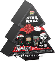 Happy Holidays 4-Pack from Star Wars - Pop! Sets manufactured by Funko [Front]