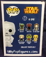 K-3PO from Star Wars - Pop! Vinyl Figures manufactured by Funko [Back]