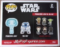 Princess Leia / R2-D2 from Star Wars - Pop! Sets manufactured by Funko [Back]