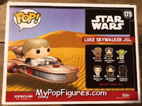 Luke Skywalker with Landspeeder from Star Wars - Pop! Vinyl Figures manufactured by Funko [Back]