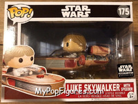 Luke Skywalker with Landspeeder from Star Wars - Pop! Vinyl Figures manufactured by Funko [Front]