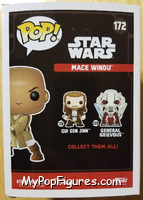 Mace Windu from Star Wars - Pop! Vinyl Figures manufactured by Funko [Back]