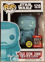 Qui Gon Jinn (Hologram) (Glows in the Dark) from Star Wars - Pop! Vinyl Figures manufactured by Funko [Front]