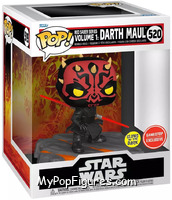 Red Saber Series Volume 1: Darth Maul (Glows in the Dark) from Star Wars - Pop! Vinyl Figures manufactured by Funko [Front]