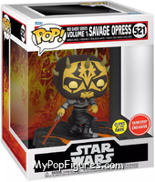 Red Saber Series Volume 1: Savage Opress (Glows in the Dark) from Star Wars - Pop! Vinyl Figures manufactured by Funko [Front]