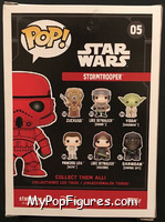 Stormtrooper (in Red Armor) from Star Wars - Pop! Vinyl Figures manufactured by Funko [Back]