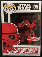 Stormtrooper (in Red Armor) from Star Wars - Pop! Vinyl Figures manufactured by Funko [Front]