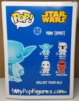 Yoda (Spirit) from Star Wars - Pop! Vinyl Figures manufactured by Funko [Back]