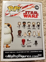 Porg (Flocked) (Chase) from Star Wars - Last Jedi - Pop! Vinyl Figures manufactured by Funko [Back]