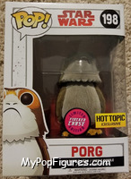 Porg (Flocked) (Chase) from Star Wars - Last Jedi - Pop! Vinyl Figures manufactured by Funko [Front]