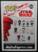 Praetorian Guard (Seventh Guard with Vibro-arbir blades) from Star Wars - Last Jedi - Pop! Vinyl Figures manufactured by Funko [Back]