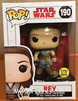 Rey (Glows In The Dark) from Star Wars - Last Jedi - Pop! Vinyl Figures manufactured by Funko [Front]