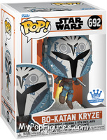 Bo-Katan Kryze (Flying) from Star Wars - Mandalorian - Pop! Vinyl Figures manufactured by Funko [Front]