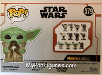 Child (with Frog) from Star Wars - Mandalorian - Pop! Vinyl Figures manufactured by Funko [Back]