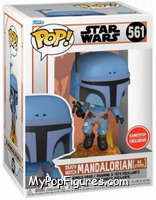 Death Watch Mandalorian (No Stripes) from Star Wars - Mandalorian - Pop! Vinyl Figures manufactured by Funko [Front]