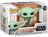 Din Grogu (with Armor) from Star Wars - Mandalorian - Pop! Vinyl Figures manufactured by Funko [Front]