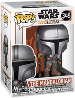 Mandalorian (Chrome) from Star Wars - Mandalorian - Pop! Vinyl Figures manufactured by Funko [Front]