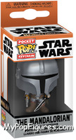 Mandalorian (Darksaber) from Star Wars - Mandalorian - Pop! Keychains manufactured by Funko [Front]