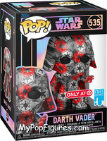 Darth Vader (Art Series) from Star Wars - Obi Wan Kenobi - Pop! Vinyl Figures manufactured by Funko [Front]