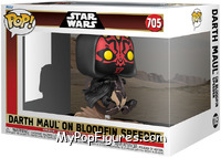 Darth Maul on Bloodfin Speeder from Star Wars - Phantom Menace - 25th Anniversary Pop! manufactured by Funko [Front]