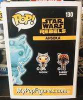 Ahsoka (Holographic) (Glows in the Dark) from Star Wars - Rebels - Pop! Vinyl Figures manufactured by Funko [Back]