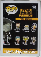 Fifth Brother from Star Wars - Rebels - Pop! Vinyl Figures manufactured by Funko [Back]